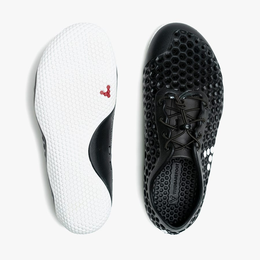 Black Women's Vivobarefoot Ultra III Bloom Running Shoes | Philippines 0121JPQJ